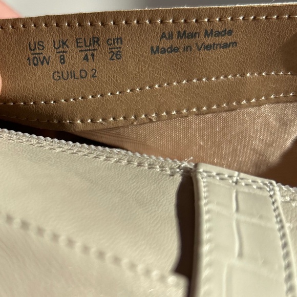 Life Stride Guild 2 Ankle Boots Women's Size 10W in Cream - Picture 10 of 11